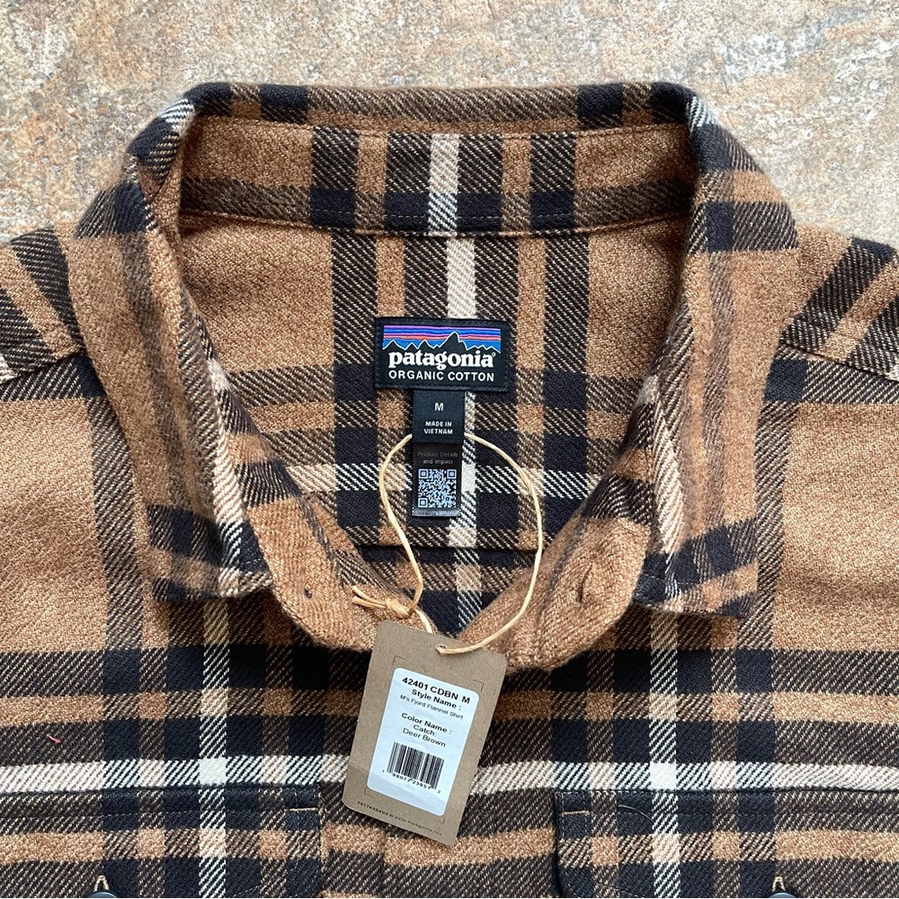Men's Fjord Flannel Shirt (NWT) - Picture 3 of 7
